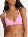 Bonds Icons Lace Triangle Crop Bra, Blind Blossom product photo