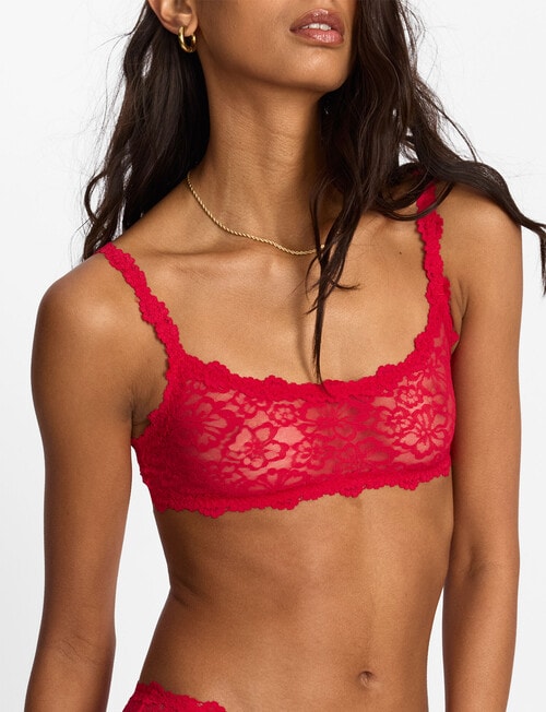 Bonds Icons Lace Scoop Crop Bra, Engine Room product photo View 02 L