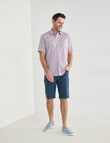 Chisel Mason Short Sleeve Shirt, Peach product photo View 03 S