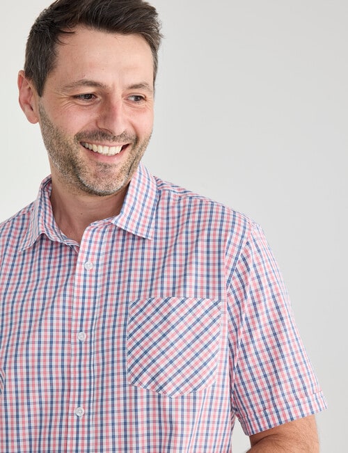 Chisel Mason Short Sleeve Shirt, Peach product photo View 04 L