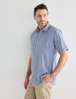 Chisel Mason Short Sleeve Shirt, Blue product photo