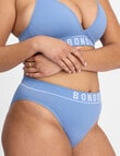 Bonds Retro Rib Hi Bikini Brief, Breezy Blue product photo
