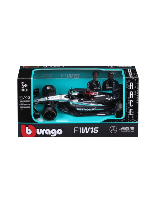 Bburago 1:43 F1 Mercedes 2024, WB #63 Russell, WB product photo