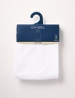 Chisel Cotton Singlet, 3-Pack, White product photo View 06 S
