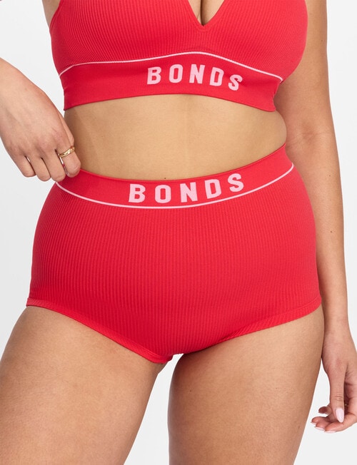 Bonds Retro Rib Shortie Brief, Strong Blush product photo