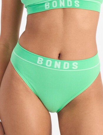 Bonds Retro Rib Hi Bikini Brief, Mint Frostini product photo