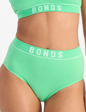 Bonds Retro Rib Hi Hi Brief, Mint Frostini product photo