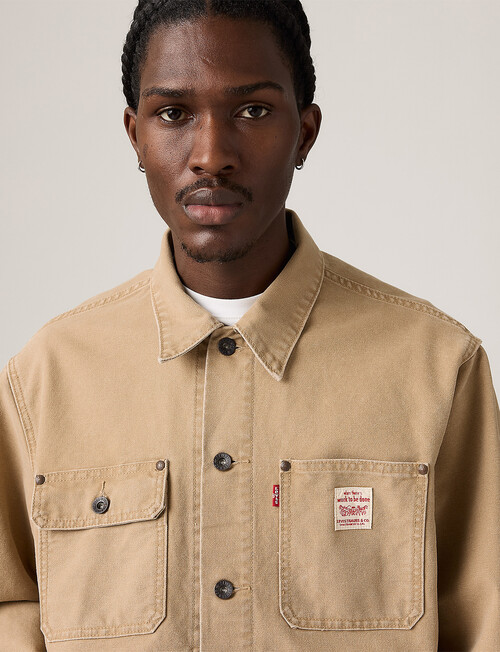 Levis Sunrise Trucker, Tan product photo View 03 L