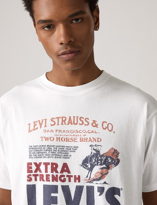 Levis Graphic Archival Poster Tee, White Plus product photo View 03 L