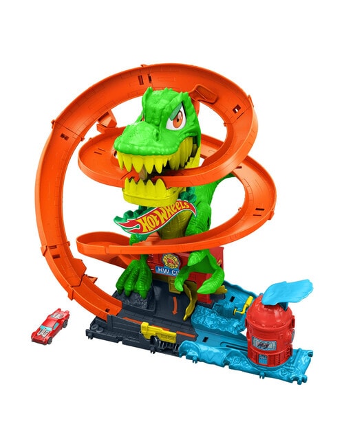 Hot Wheels City T-Rex Vs Fire Station product photo View 03 L