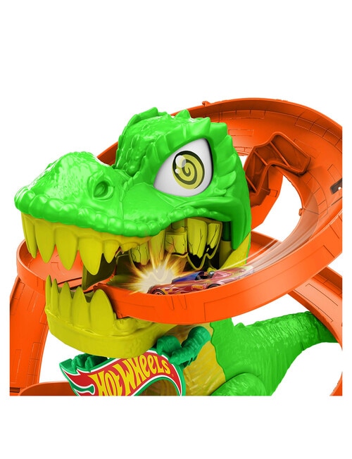 Hot Wheels City T-Rex Vs Fire Station product photo View 04 L