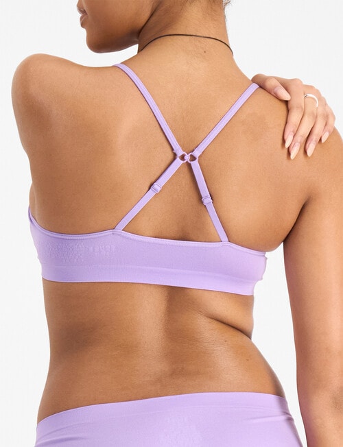 Bonds Match Its Wire Free Bra, Prince Purple product photo View 04 L
