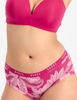 Bonds Cottontails Midi Brief, 3-Pack, Raspberry, Botanical & Pink product photo