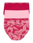 Bonds Cottontails Full Brief, 3-Pack, Raspberry Jam, Botanical Bliss, Pink Whisper product photo View 02 S