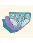 Bonds Cottontails Midi Brief, 3-Pack, Shell, Apollo &Caribbean product photo