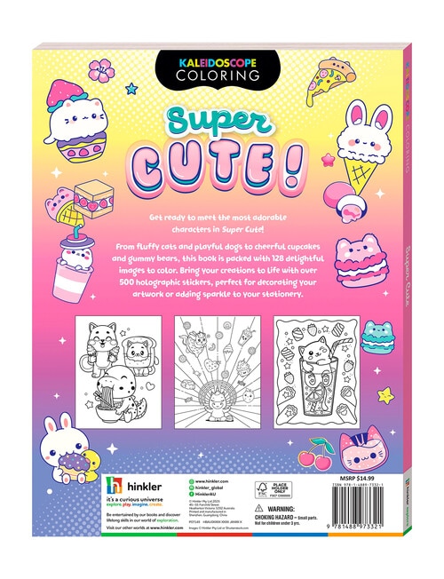 Kaleidoscope Super Cute Stick Colouring Book product photo View 06 L