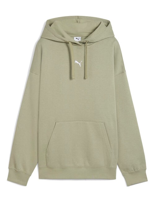 Puma Essential Oversized Hoodie, Lux Army product photo View 04 L