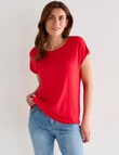 Bodycode Boxy Tee, Crimson product photo