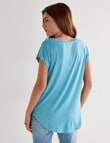 Bodycode Boxy Tee, Nile Blue product photo View 02 S