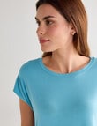 Bodycode Boxy Tee, Nile Blue product photo View 04 S