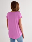 Bodycode Boxy Tee, Hyper Violet product photo View 02 S