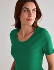 Bodycode Rib Tee, Amazon Green product photo