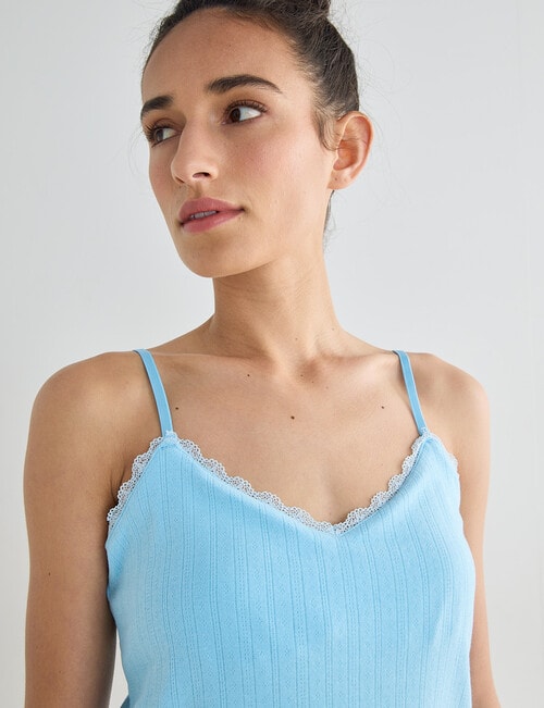 Zest Sleep Sleep Tank Top, Blue product photo View 04 L