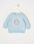 Teeny Weeny Sweatshirt, Sky Blue product photo