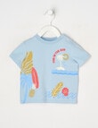 Teeny Weeny Short Sleeve Tee, Sky Blue product photo