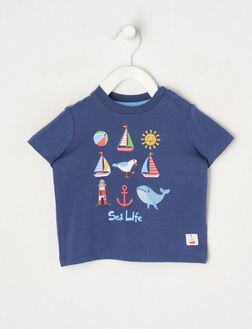 Teeny Weeny Short Sleeve Tee, Navy product photo