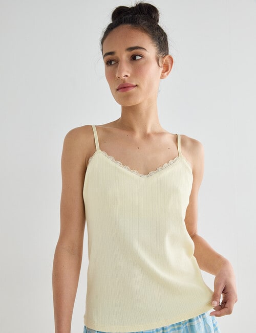 Zest Sleep Sleep Tank Top, Yellow product photo