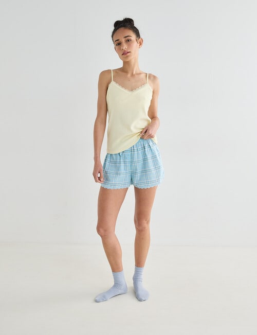 Zest Sleep Sleep Tank Top, Yellow product photo View 03 L