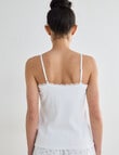Zest Sleep Sleep Tank Top, White product photo View 02 S