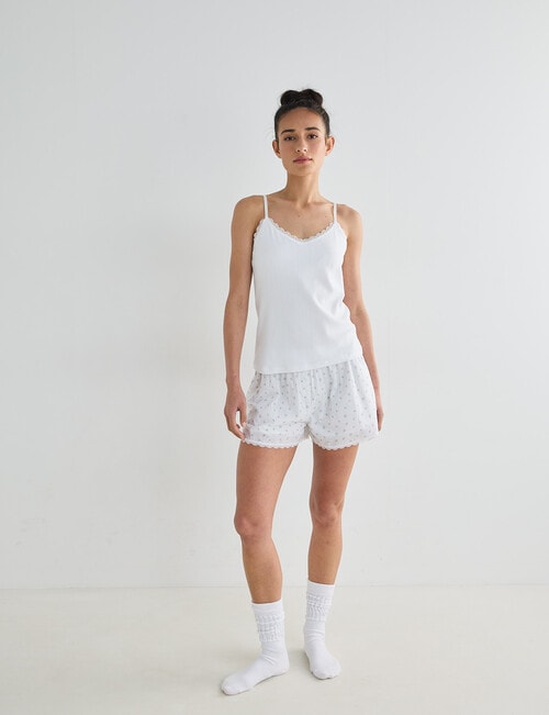 Zest Sleep Sleep Tank Top, White product photo View 05 L