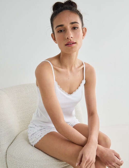 Zest Sleep Sleep Tank Top, White product photo View 06 L