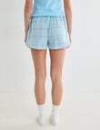 Zest Sleep Sleep Short, Blue Check product photo View 02 S