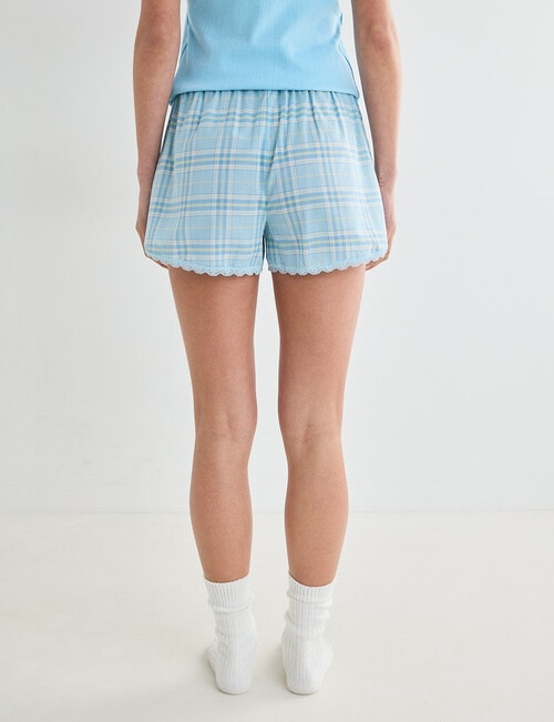 Zest Sleep Sleep Short, Blue Check product photo View 02 L
