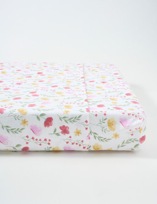 Teeny Weeny Flannelette Fit/Flat Cot Sheet Set, Wild Flowers product photo