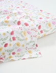 Teeny Weeny Flannelette Fit/Flat Cot Sheet Set, Wild Flowers product photo View 03 S