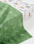 Teeny Weeny Flannelette Fit/Flat Cot Sheet Set, Safari Park product photo View 03 S