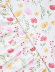 Teeny Weeny Flannelette Fit x2 Cot Sheet Set, Wild Flowers product photo View 03 S