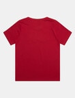 Champion Script Short Sleeve Tee, Cardinal product photo View 02 S