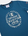 Champion Graphic Short Sleeve Tee, Teal product photo View 03 S