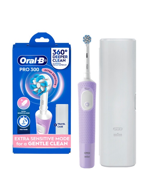 Oral B Pro300 Electric Toothbrush, Lilac product photo