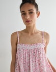 Zest Sleep Ditsy PJ Set, Pink product photo View 03 S