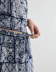 Zest Sleep Mosaic PJ Set, Navy product photo View 05 S