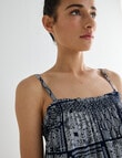 Zest Sleep Mosaic PJ Set, Navy product photo View 06 S