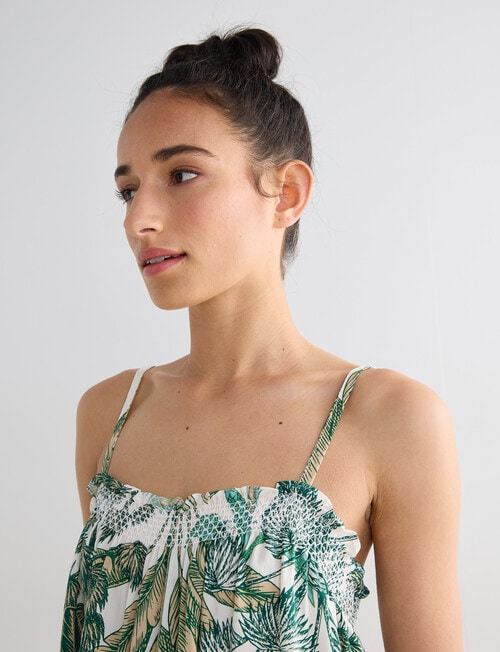 Zest Sleep Palm PJ Set, Green product photo View 04 L