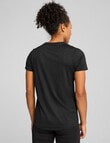Puma Essential Heather Tee, Black Heather product photo View 02 S