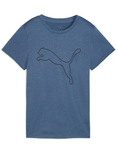 Puma Essential Heather Tee, Dark Indigo Heather product photo